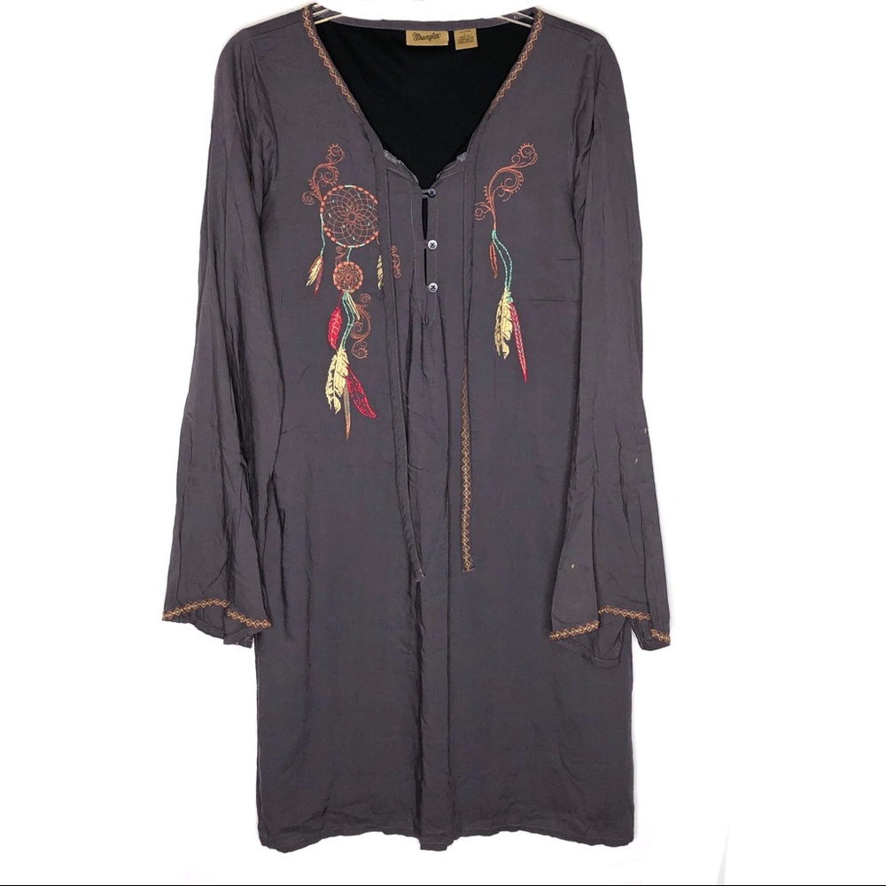 BOHO LONG SLEEVE DRESS
